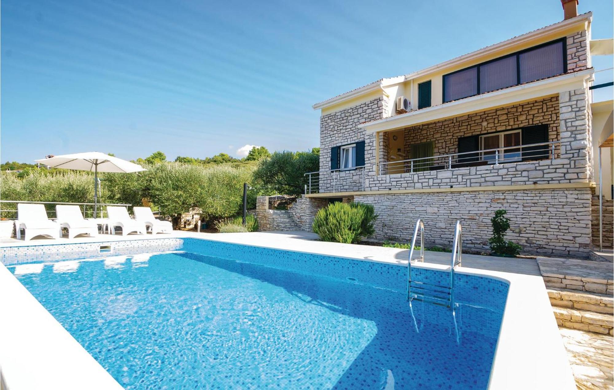 Nice Home In Tankaraca With House Sea View Vela Luka Exteriör bild